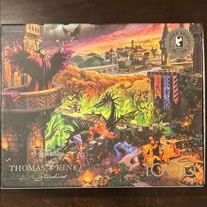 Thomas Kinkade Disney Puzzle - Vibrant Multicolor
